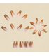 NA096 - Brown Gradient Ballet Nails